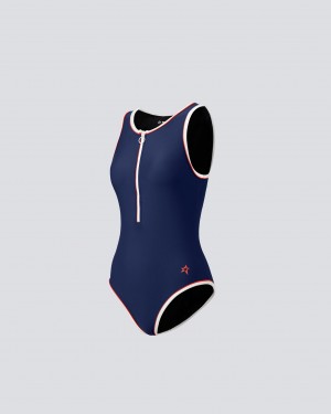 Perfect Moment Active One-Piece Swimsuit Bleu Marine | 571306BLT
