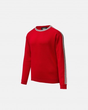 Perfect Moment Boiled Merino Laine Pull Rouge | 504891UDG