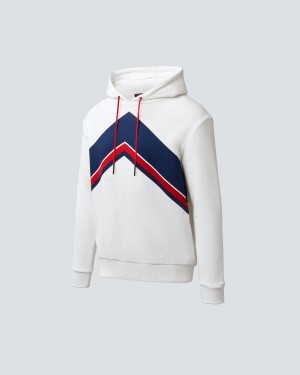 Perfect Moment Chevron Hoodie Blanche | 521076OLP