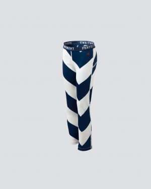 Perfect Moment Chevron Thermal Pant Bleu Marine Blanche | 860397HCO