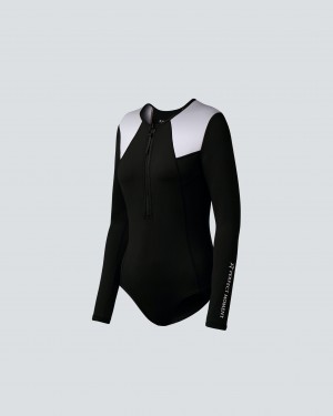 Perfect Moment Chevron Wetsuit Noir | 127836KUW