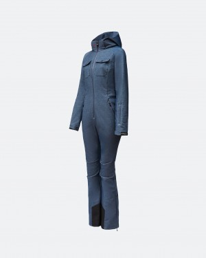 Perfect Moment Corrie Denim Ski Suit Noir | 150273NUB