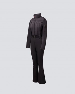 Perfect Moment Gstaad Ski Suit Noir | 815963EMB
