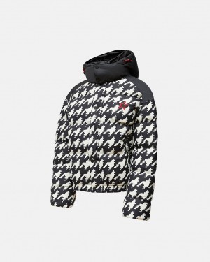 Perfect Moment Houndstooth Moment Puffer Noir Blanche | 863792FLC