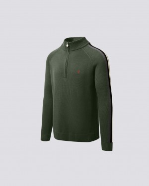 Perfect Moment LA Tour IV Merino Laine Half-Zip Vert Foncé | 436289GPX