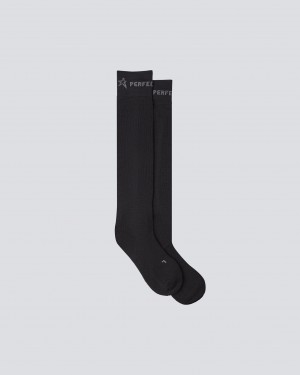 Perfect Moment Merino Laine Ski Socks Noir | 805397UTM