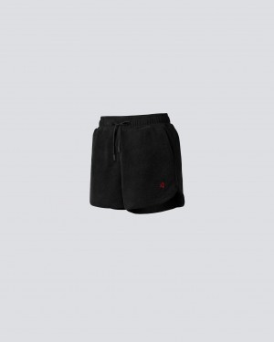 Perfect Moment Misty Towelling Shorts Noir | 013945JOY