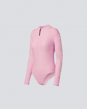 Perfect Moment PM Half-Zip Spring Suit Rose | 784012QBN