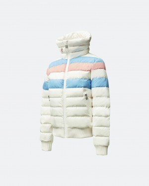 Perfect Moment Pastel Queenie Down Jacket Blanche | 423590ZAN