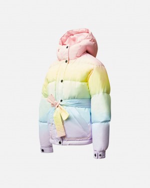 Perfect Moment Pastel Rainbow Oversize Parka Pastel Rainbow | 651324BCP
