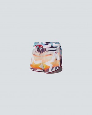 Perfect Moment Piste Shorts Ibiza Print | 341209PLR