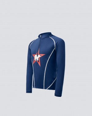 Perfect Moment Polar Bear Star Base Layer Bleu Marine | 254768HSI