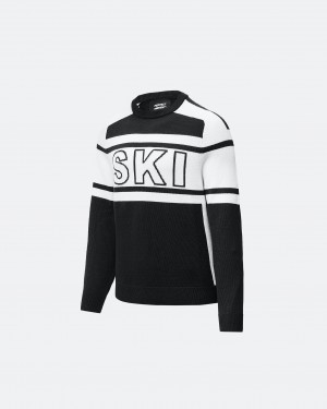 Perfect Moment Ski Merino Laine Pull Noir | 631580KQZ