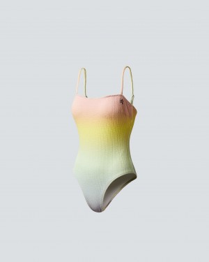 Perfect Moment Sol One-Piece Swimsuit Pastel Rainbow | 657984WOK