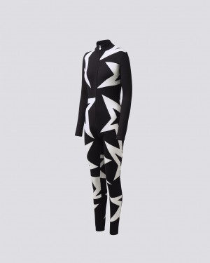 Perfect Moment Star Merino Laine Jumpsuit Noir | 048371MNP