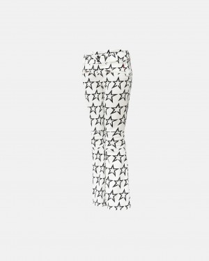 Perfect Moment Star Print Aurora Flare Pant Blanche | 795413SGL