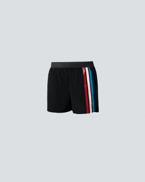 Perfect Moment Super Stripe Course Shorts Noir | 503846ZLC