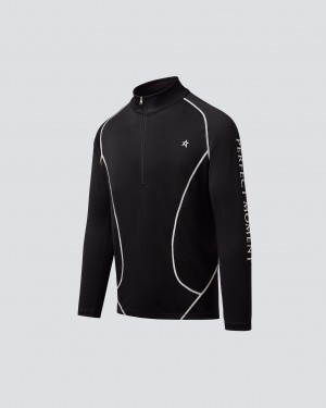 Perfect Moment Thermal Half Zip Noir | 362170JQR