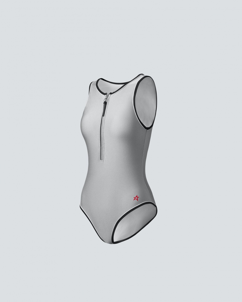 Perfect Moment Active One-Piece Swimsuit Argent | 052784BCR