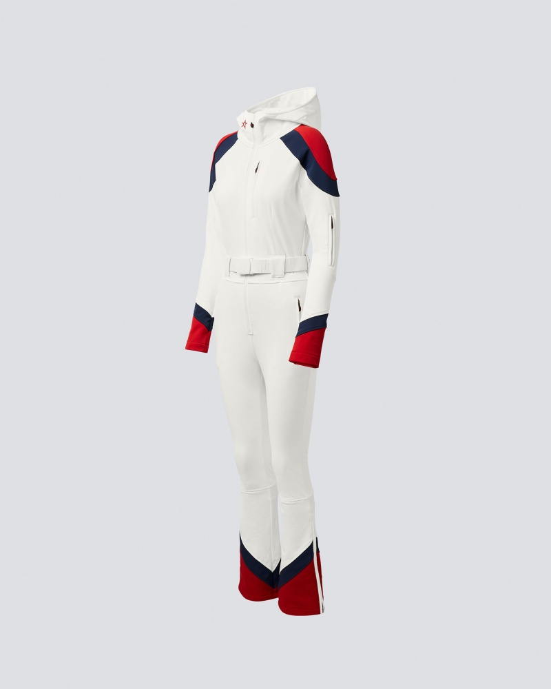 Perfect Moment Allos Ski Suit Blanche | 672054TXM
