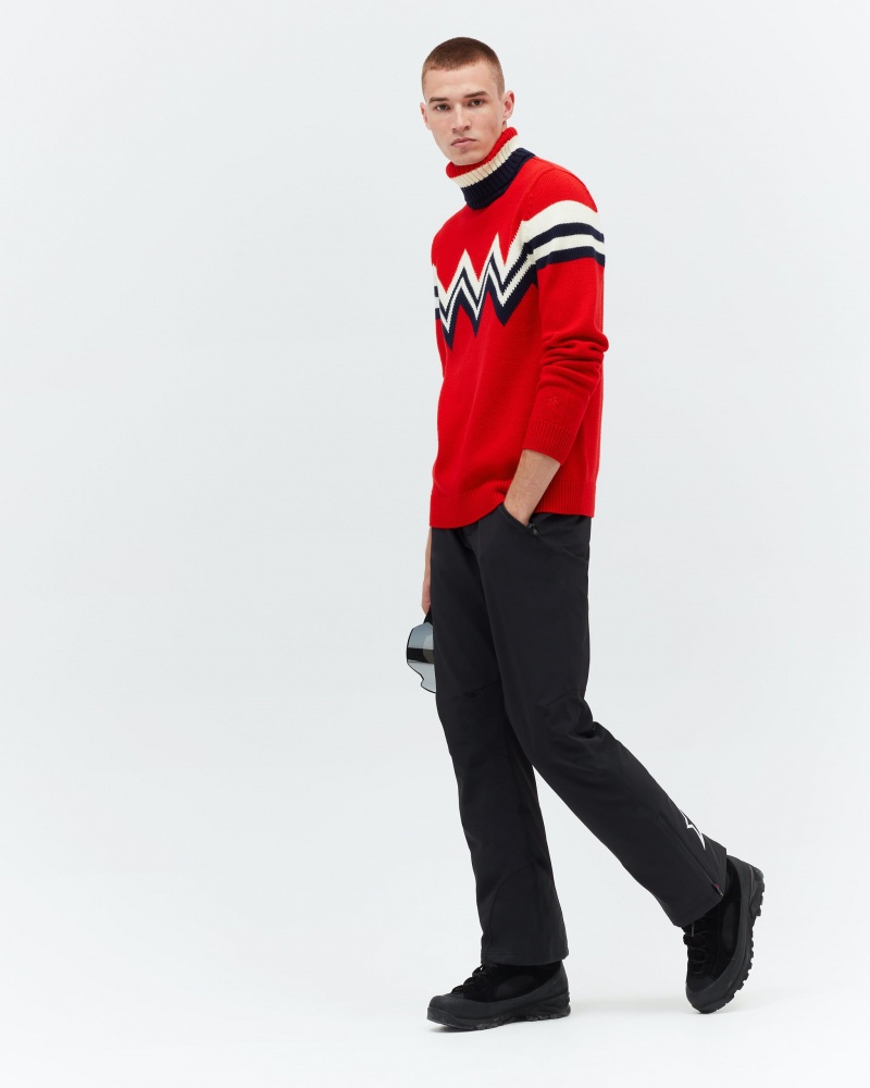 Perfect Moment Alpine Merino Laine Pull Rouge | 685370KLR