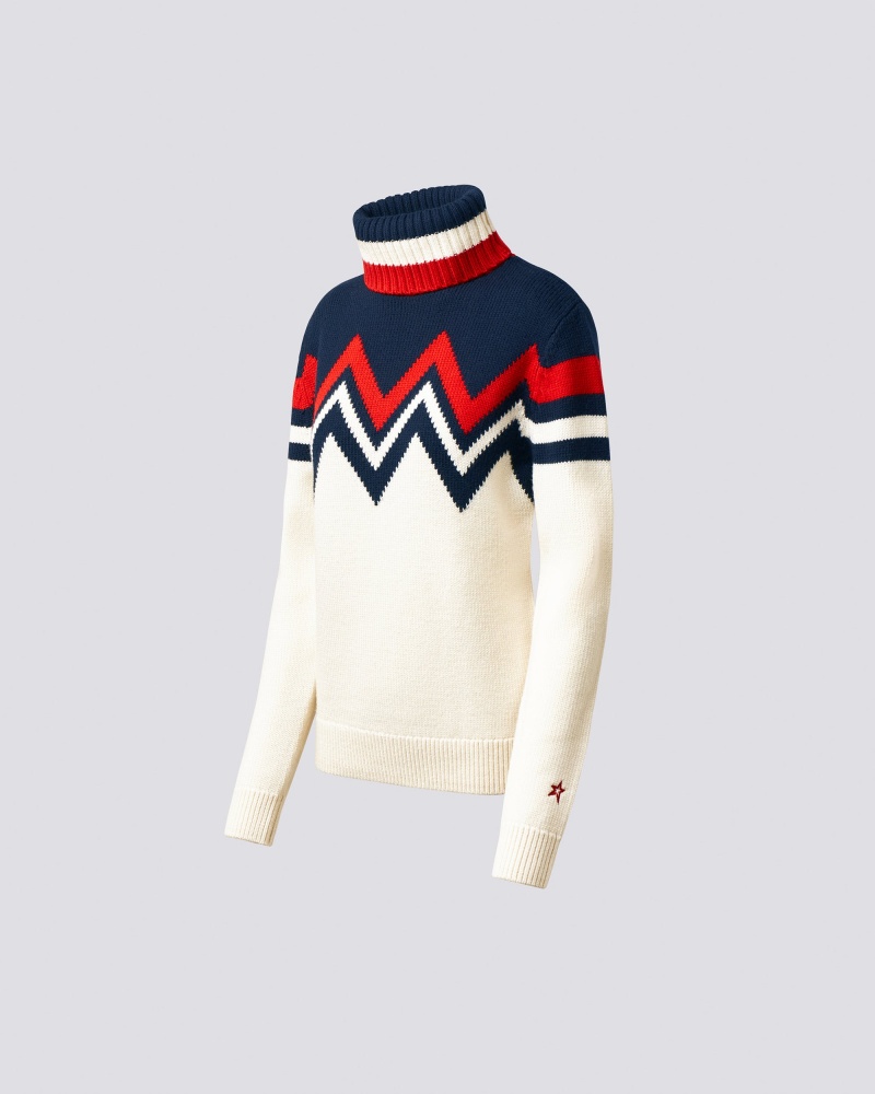 Perfect Moment Alpine Merino Laine Pull Blanche | 836041VPB