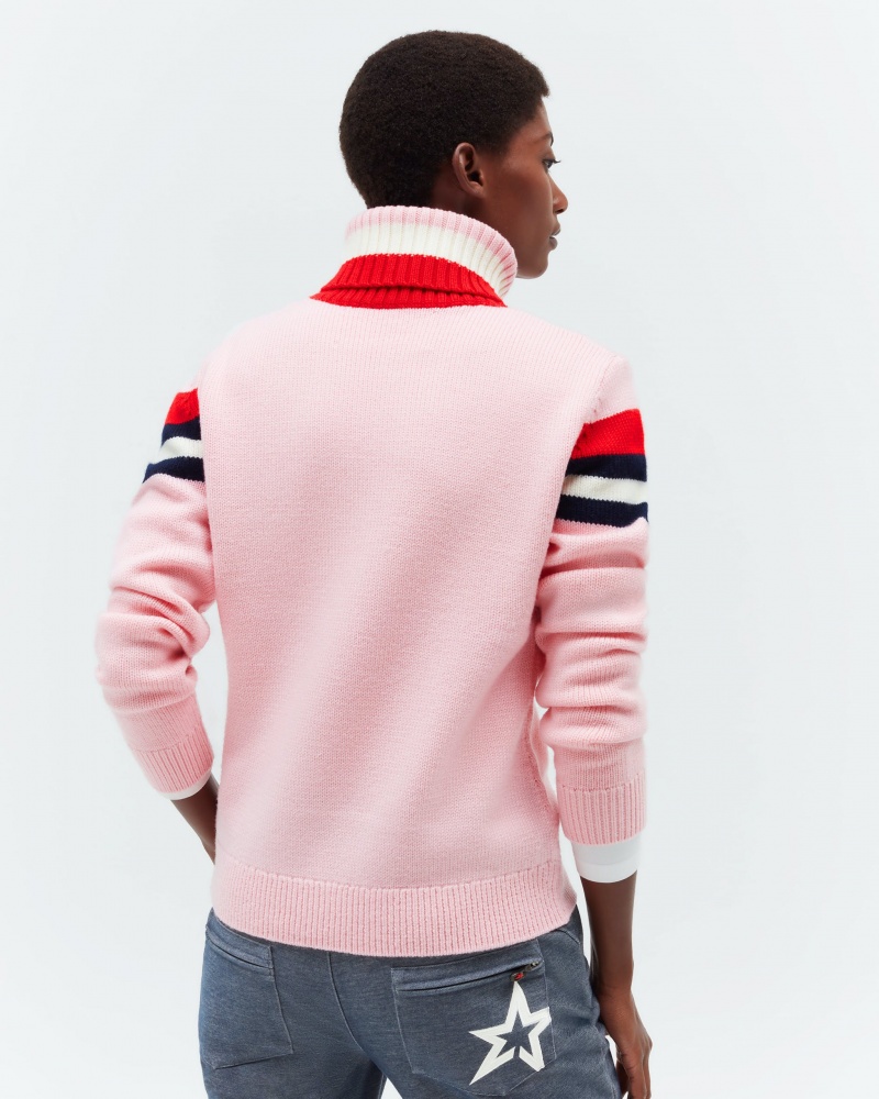 Perfect Moment Alpine Merino Laine Pull Rose | 402186QFW