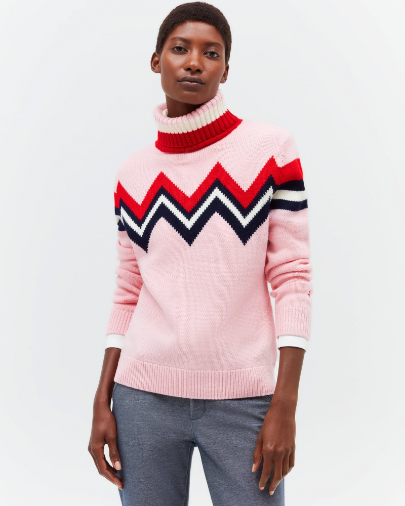 Perfect Moment Alpine Merino Laine Pull Rose | 402186QFW