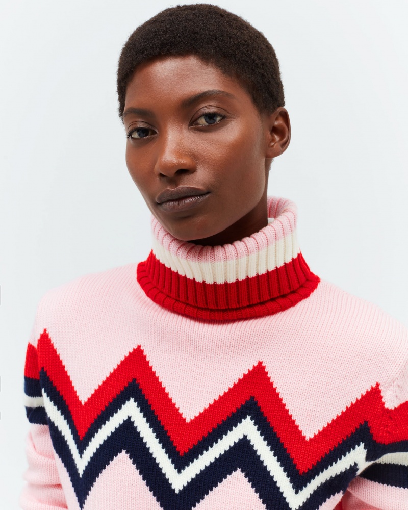 Perfect Moment Alpine Merino Laine Pull Rose | 402186QFW