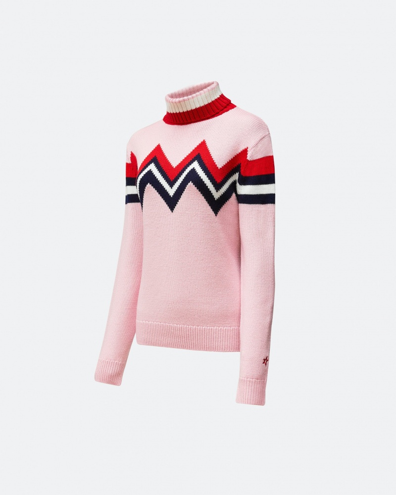 Perfect Moment Alpine Merino Laine Pull Rose | 402186QFW