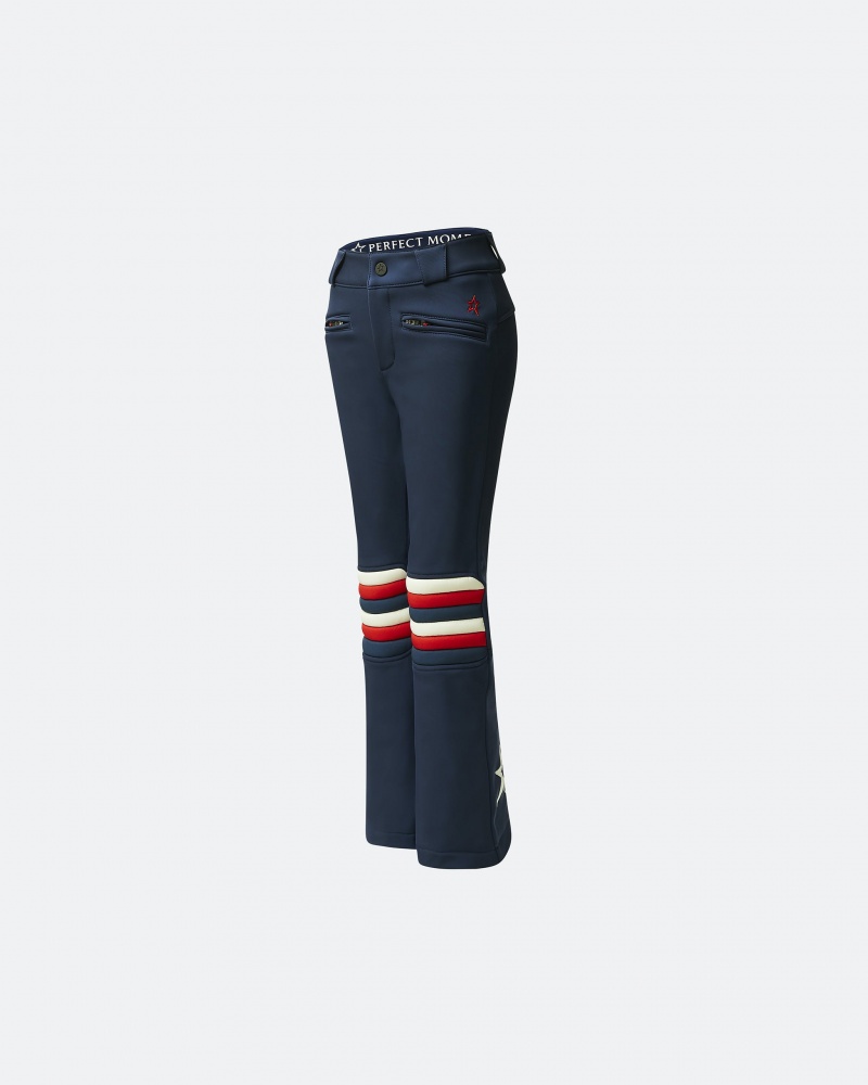 Perfect Moment Aurora Flare Pant Bleu Marine Blanche Rouge | 137649TIE