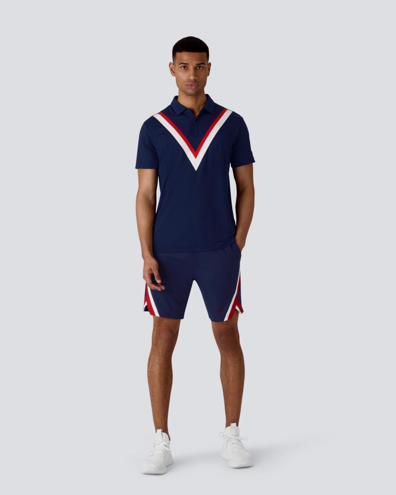Perfect Moment Beaufort Polo Top Bleu Marine | 097814TEB