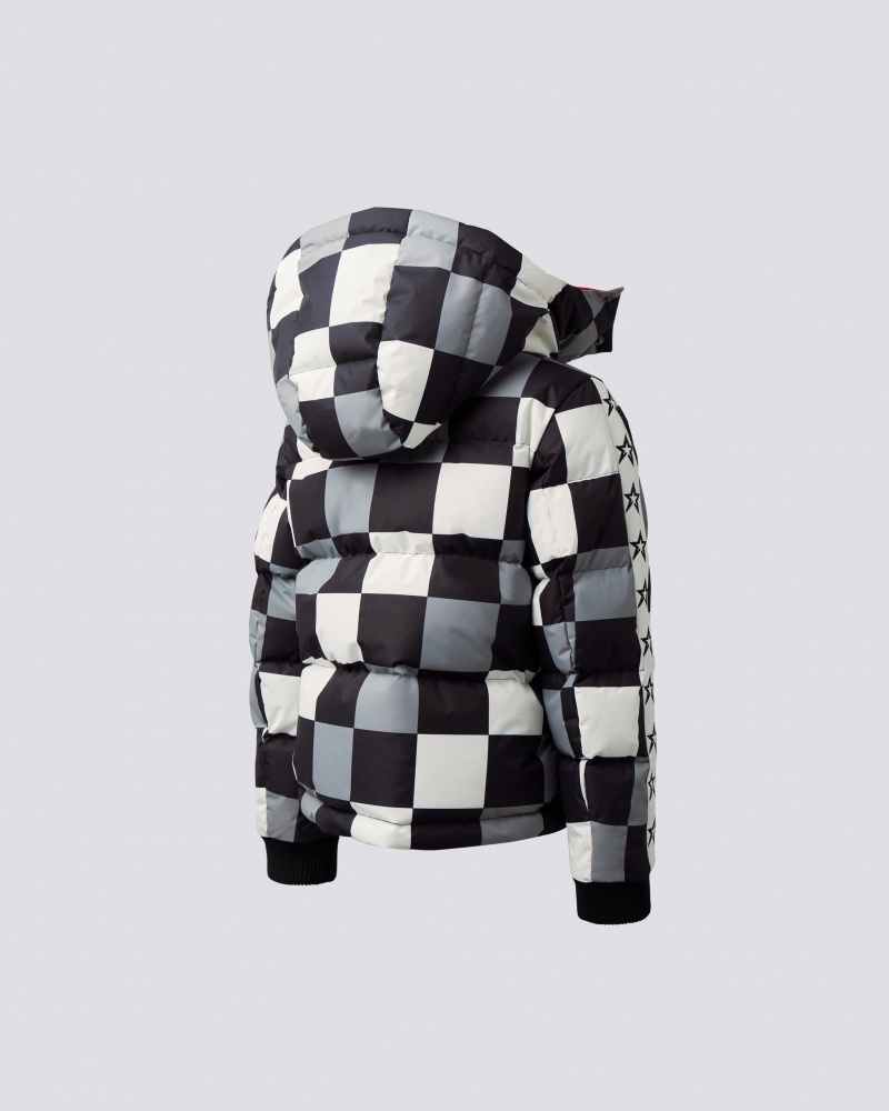 Perfect Moment Bloko Super Star Insulated Jacket Noir Blanche | 402951LCN