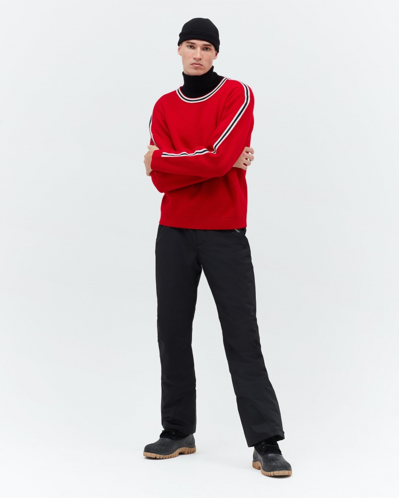 Perfect Moment Boiled Merino Laine Pull Rouge | 504891UDG