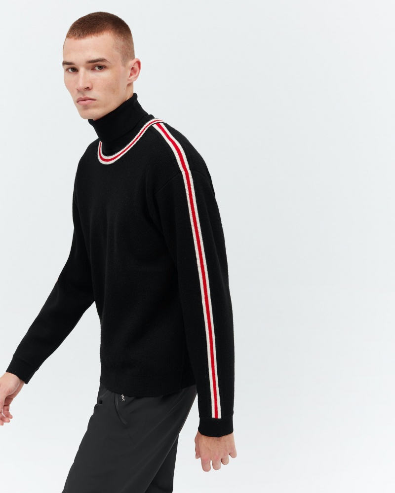 Perfect Moment Boiled Merino Laine Pull Noir | 297403VJY