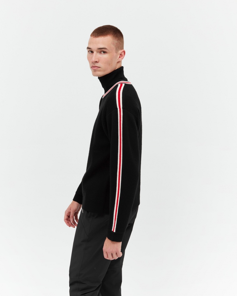Perfect Moment Boiled Merino Laine Pull Noir | 297403VJY