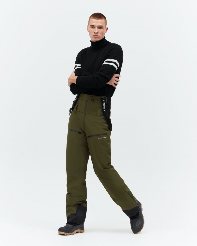 Perfect Moment Chamonix Merino Laine Turtleneck Noir | 104952IDJ