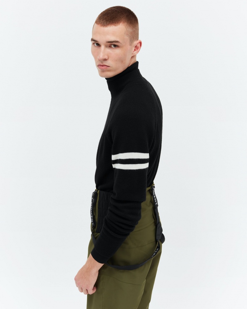 Perfect Moment Chamonix Merino Laine Turtleneck Noir | 104952IDJ