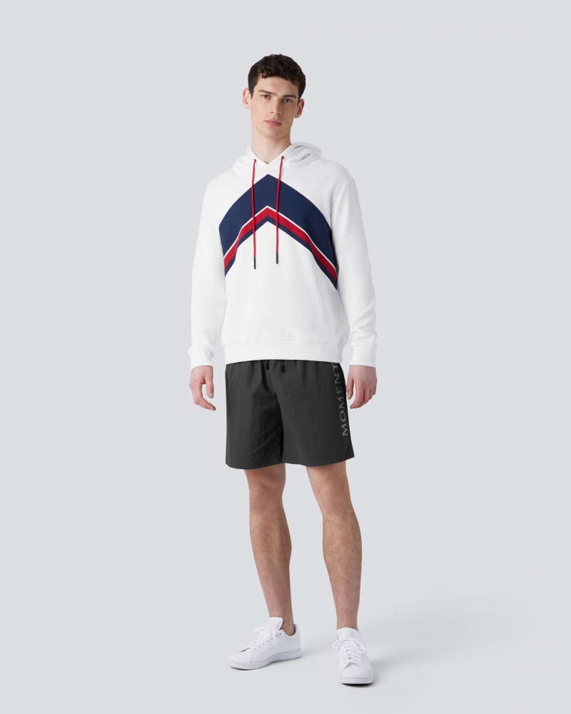 Perfect Moment Chevron Hoodie Blanche | 521076OLP