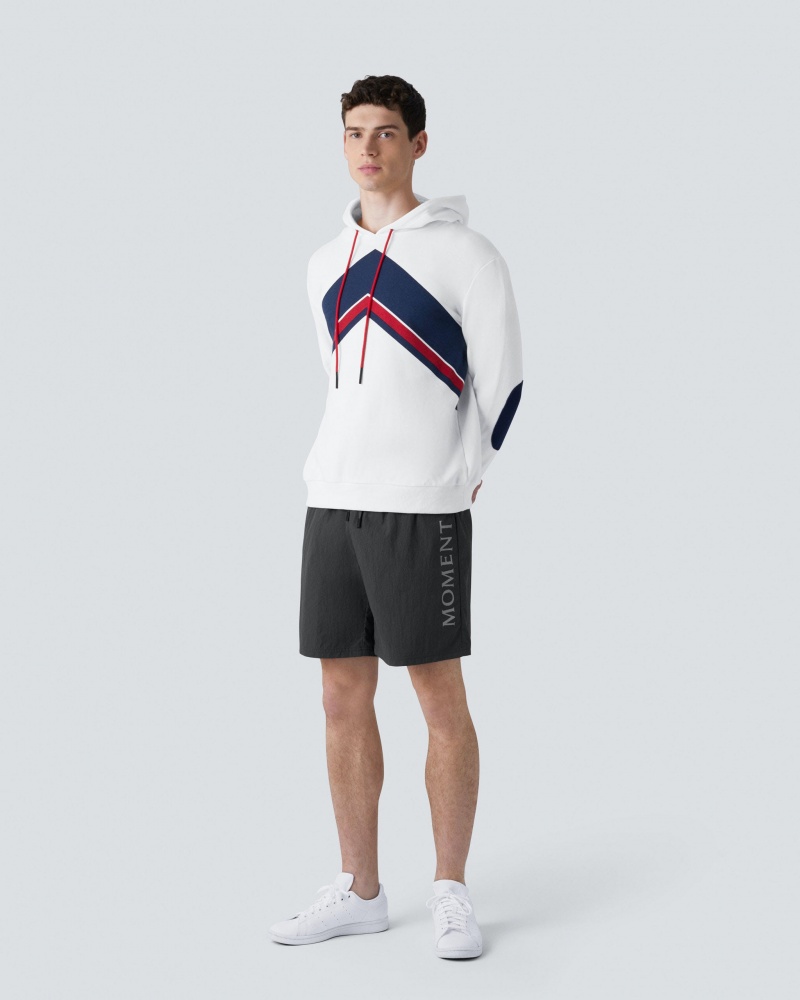 Perfect Moment Chevron Hoodie Blanche | 521076OLP
