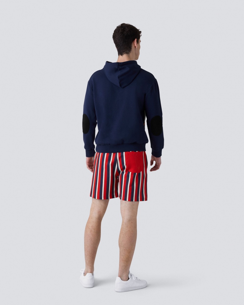 Perfect Moment Chevron Hoodie Bleu Marine | 139425XAE