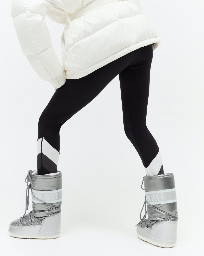 Perfect Moment Chevron Legging Noir | 543621XJG