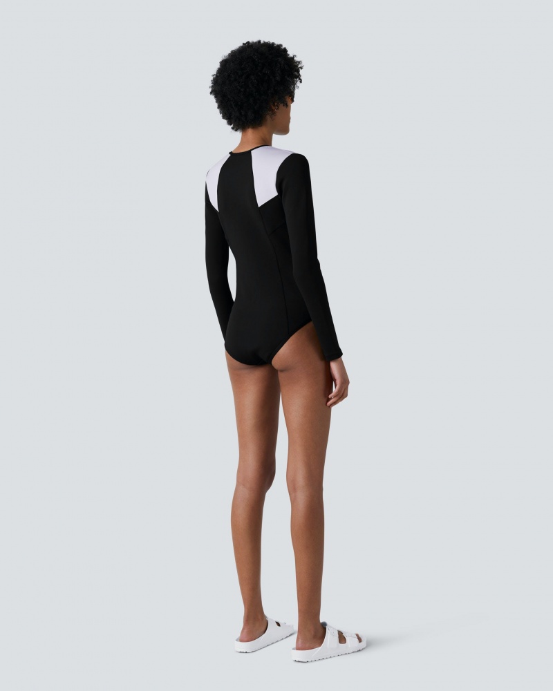 Perfect Moment Chevron Wetsuit Noir | 127836KUW