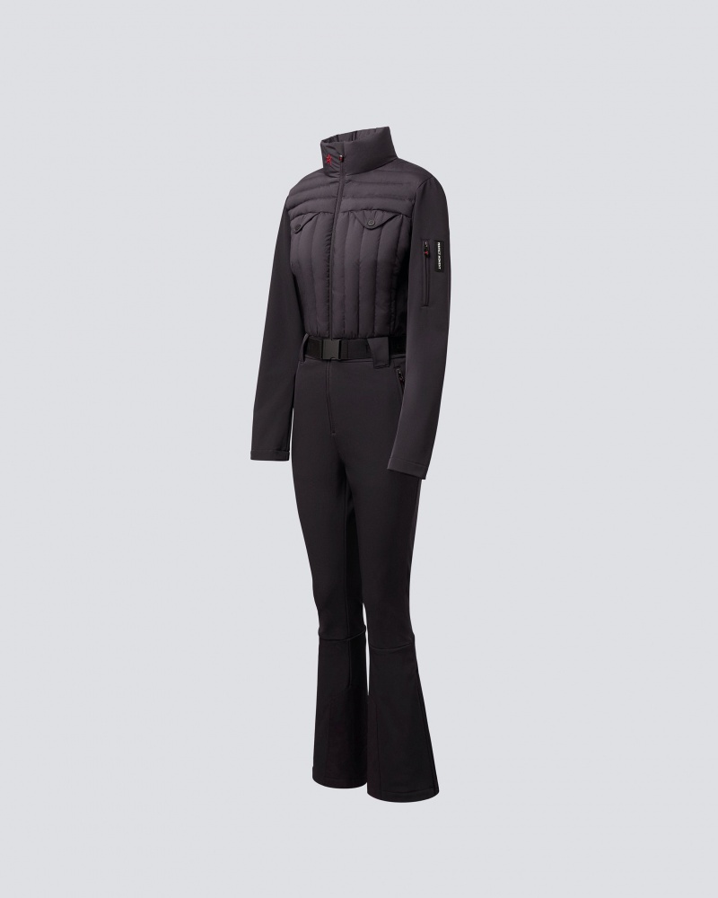Perfect Moment Gstaad Ski Suit Noir | 815963EMB