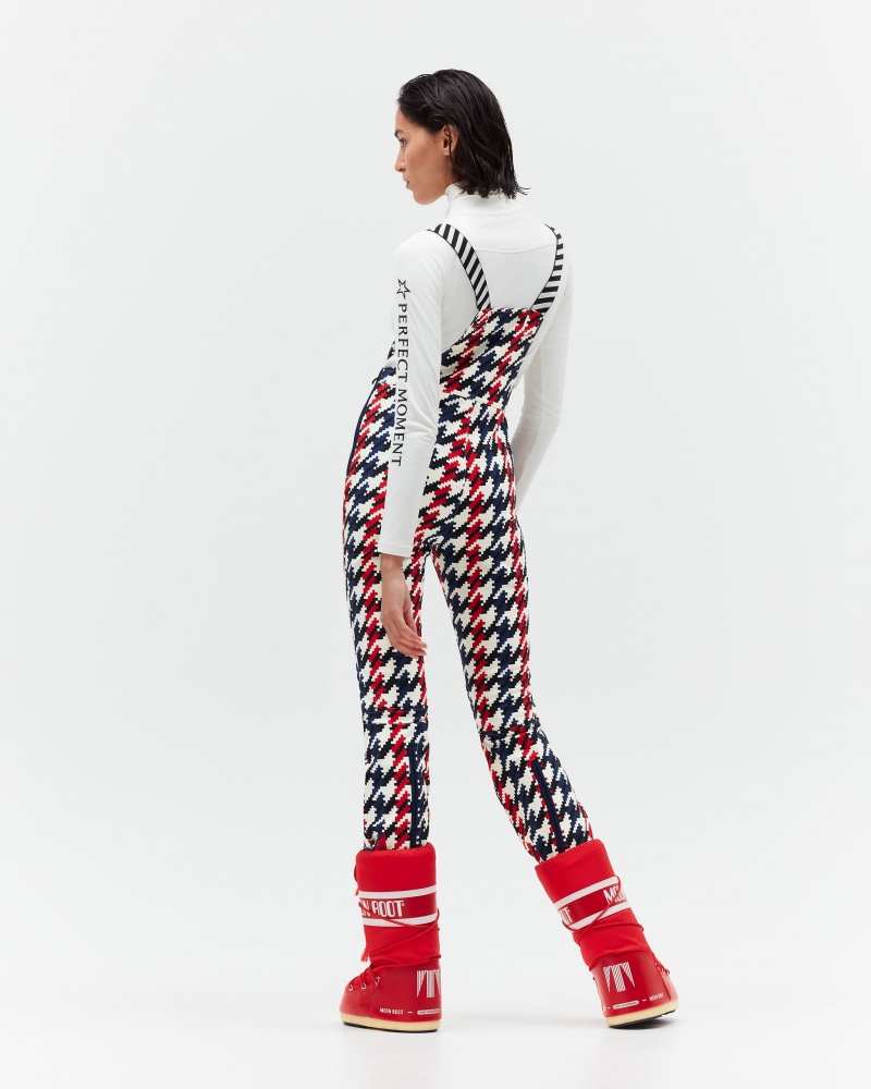 Perfect Moment Houndstooth Isola Racing Pant Houndstooth | 859420COA