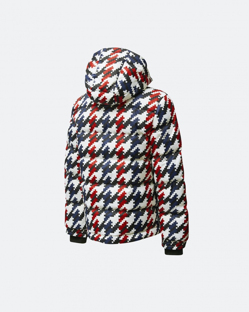 Perfect Moment Houndstooth Mojo Down Jacket Houndstooth | 571603FXV