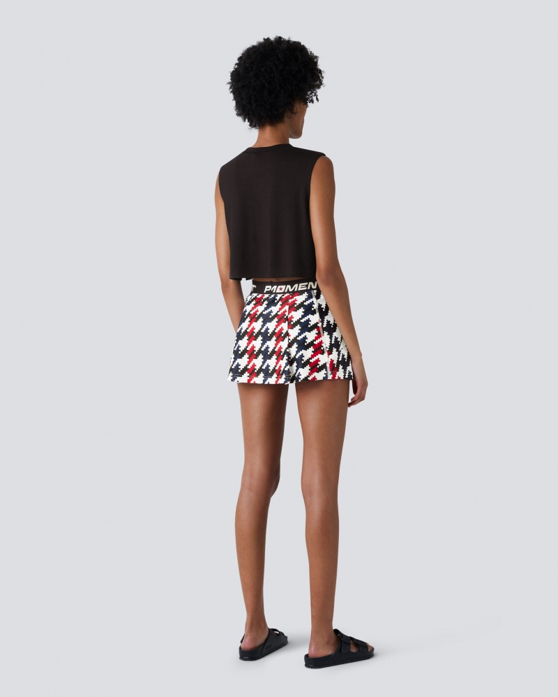 Perfect Moment Houndstooth Starlight Skirt Houndstooth | 195724DEJ