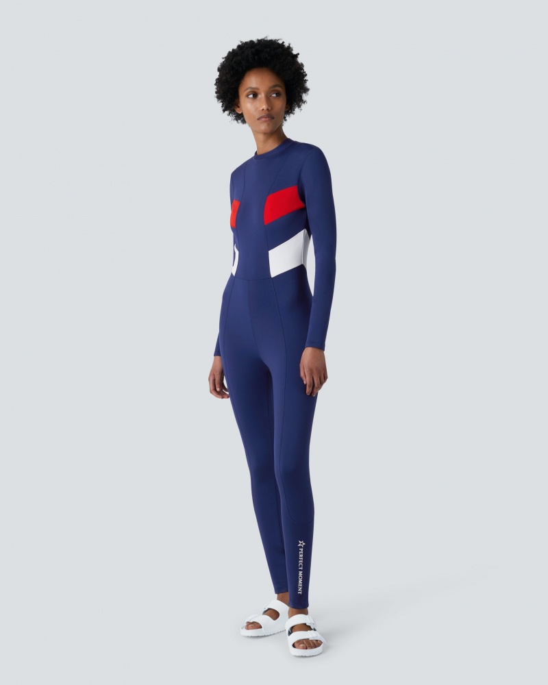 Perfect Moment Imok Full Wetsuit Bleu Marine | 760158FLT