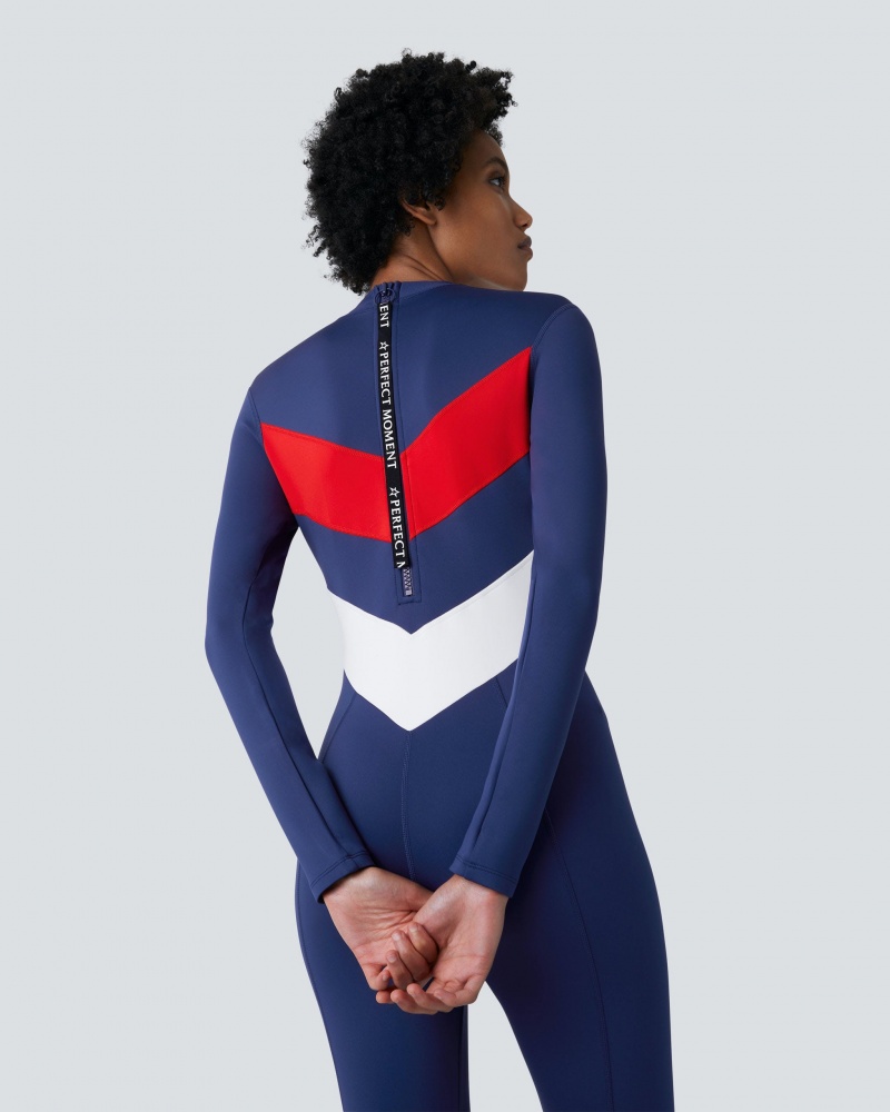 Perfect Moment Imok Full Wetsuit Bleu Marine | 760158FLT