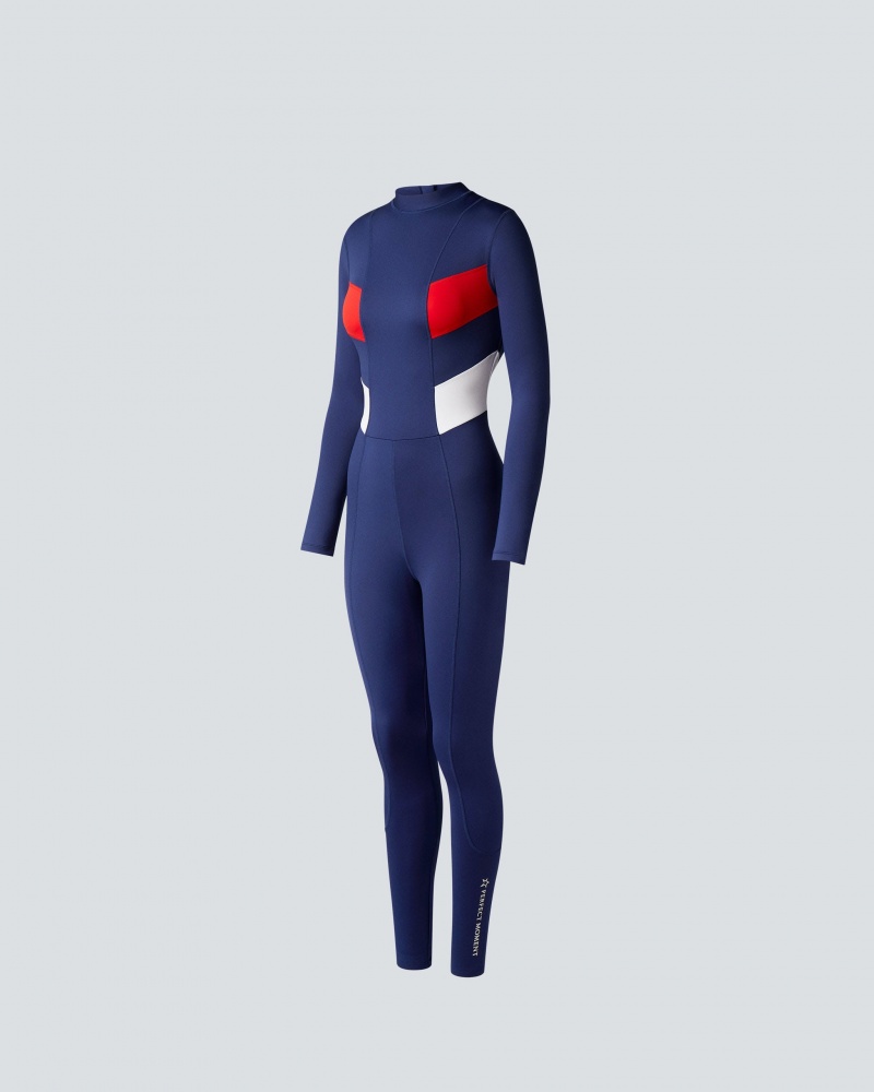 Perfect Moment Imok Full Wetsuit Bleu Marine | 268903WVC